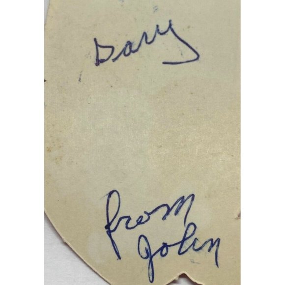 Vintage Valentines Day Greeting Card School Teach You to Be Mine Student 40s - Picture 6 of 6